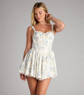 Through The Meadow Floral Corset Dress