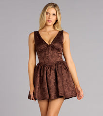 Sweet Indulgence Satin Mini Dress