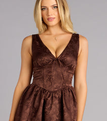 Sweet Indulgence Satin Mini Dress