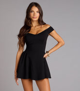 Sweetheart Spin Skater Mini Dress