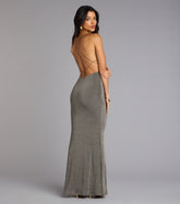 So Sleek Strappy Back Maxi Dress