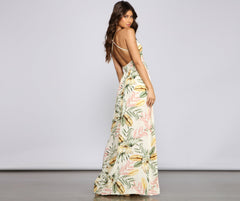 Take Me Back Tropical Maxi Dress