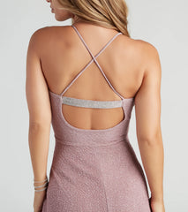 Dazzle and Glow Glitter and Rhinestone Sweetheart Dress