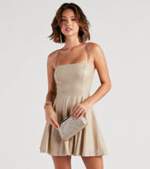 Enchanted Magic Lace Up Skater Dress