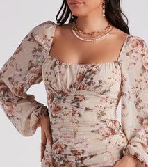 Effortless Beauty Floral Mini Dress