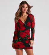 Picking Petals Floral Mesh Dress