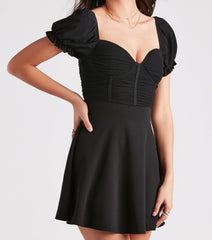 Darling Sweetheart Skater Dress