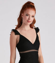 Downright Darling Lace V-Neck Dress