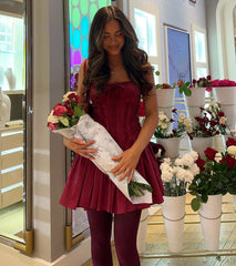 So Darling Woven Drop-Waist Skater Dress