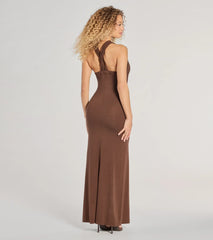 Chic Update Convertible Ruched Long Dress