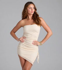 Summer Lovin' Crochet Knit Mini Dress