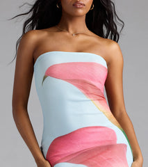 Beauty So Bold Floral Mesh Maxi Dress