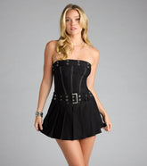 Get It Girl Belted Skater Dress