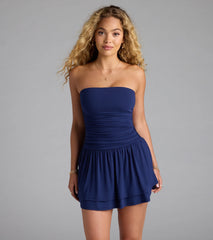 Flirty Allure A-Line Mini Tube Dress