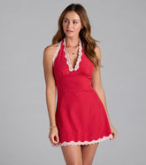 Sweet Summer Vibe Polka Dot Satin Mini Dress