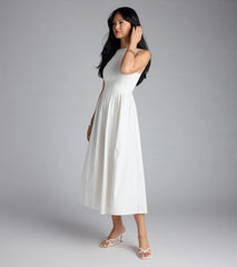 Weekend Chic Sleeveless Midi Dress