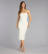 Soft Focus Cable Knit Midi Dress