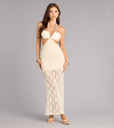Coastal Crush Cutout Crochet Maxi Dress
