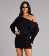 All Yours Off-Shoulder Mini Dress