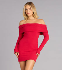 Cozy And Captivating Bodycon Mini Dress