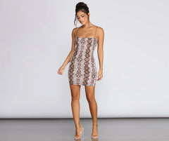 Wild Child Bodycon Mini Dress