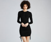 Sporty Babe Hooded Mini Dress