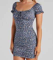 Sweet Charmer Floral Mini Dress