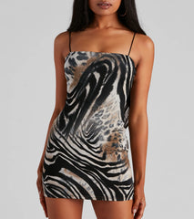 Wild Vibes Sleeveless Short Dress