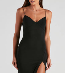 Minimalistic Sultry Midi Dress