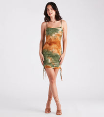 Finders Keepers Tie Dye Mini Dress