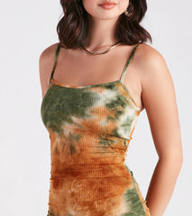 Finders Keepers Tie Dye Mini Dress