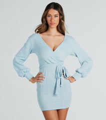 All Things Cute Cable Knit Sweater Dress