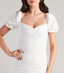 Looking Like A Daydream Eyelet Lace Dress
