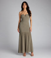 Breath Of Fresh Air Smocked Maxi Tube Dress
