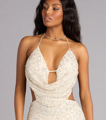 All That Glimmers Mini Dress