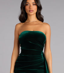 Daring Luxe Velvet Bodycon Mini Tube Dress