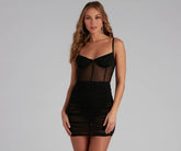 Date Night Corset Bodycon Dress
