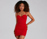 Sweet Spice Corset Mini Dress