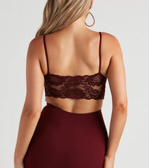 Love Notes Crepe Lace Mini Dress