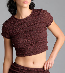 Good At Being Bad Lace Crop Top