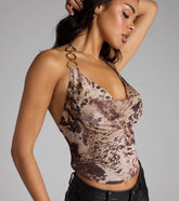 Out In The Wild Leopard Crop Top