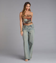 Urban Edge Abstract Tube Top
