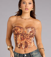 Wild Desire Lace Trim Bustier