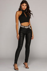 On The Climb Halter Top