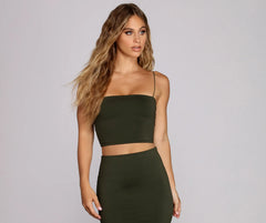 Simple Pleasures Spaghetti Strap Top