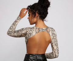 Add Some Sass Backless Bodysuit