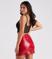 Night Out Mood Sheer Bustier Top