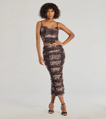 Unmatched Boldness Leopard Print Crop Top