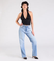 Alluring Charm Lace Halter Top