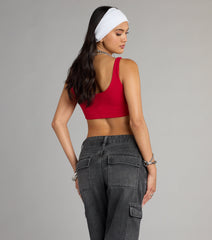 Ace The Fit Stanford® Cropped Tank Top